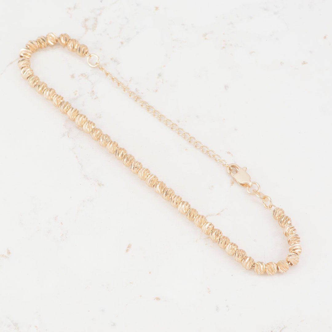 PULSERA BALIN MARTILLADO 4MM