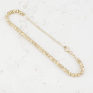 PULSERA BALIN MARTILLADO 4MM