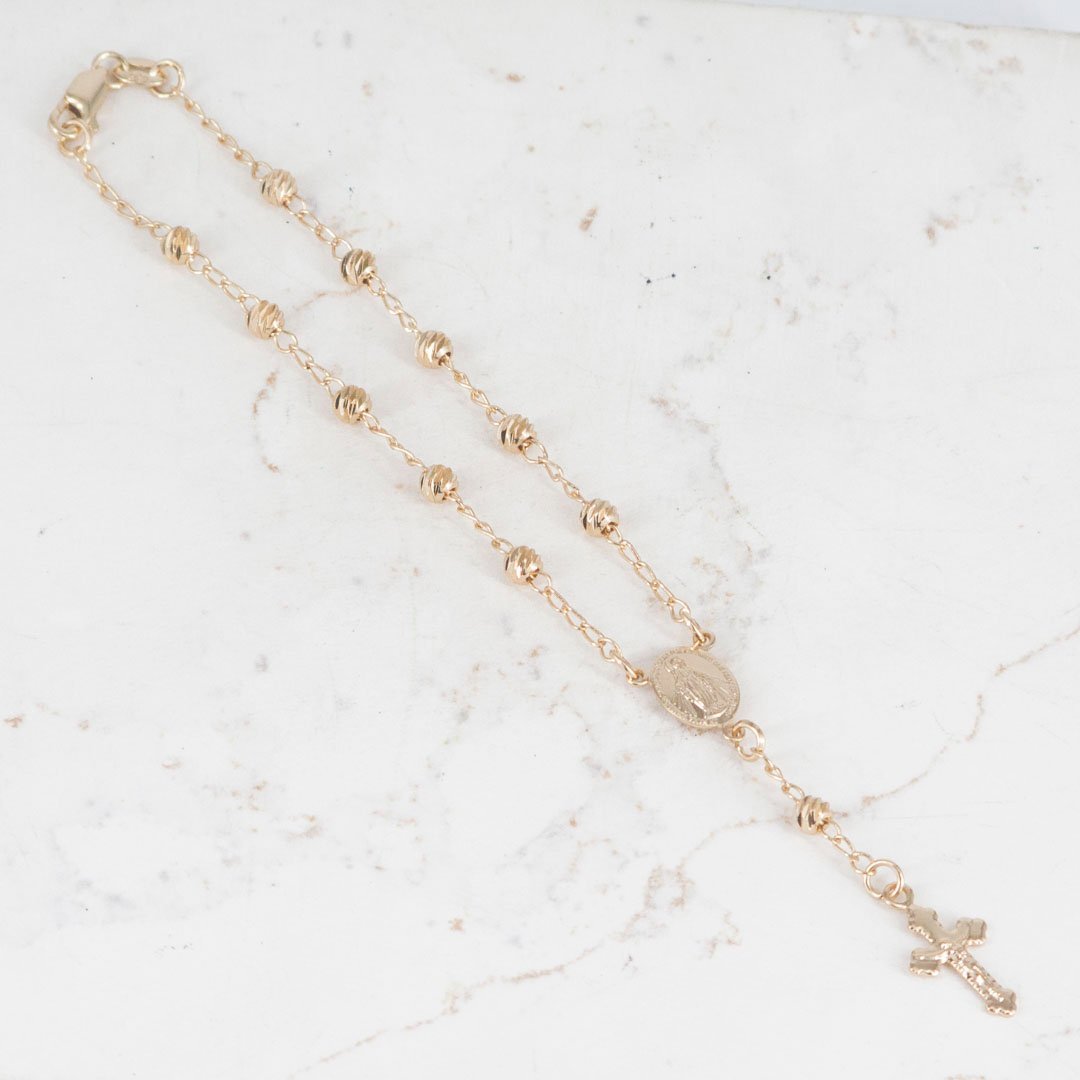 DENARIO MILAGROSA DIAMANTADO 4MM