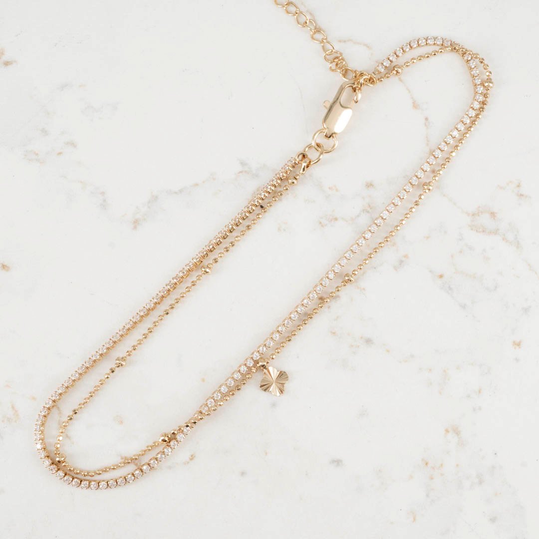 TOBILERA MILITAR DIAMANTADA Y TENNIS 1.5MM