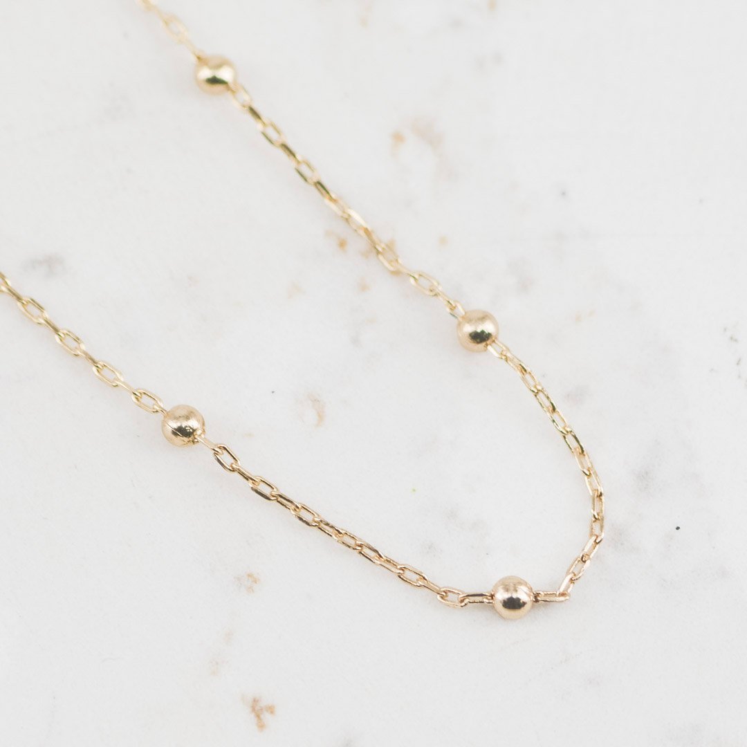 TOBILLERA JUEGO BOLITAS 2MM