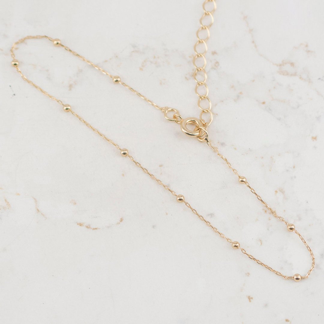 TOBILLERA JUEGO BOLITAS 2MM