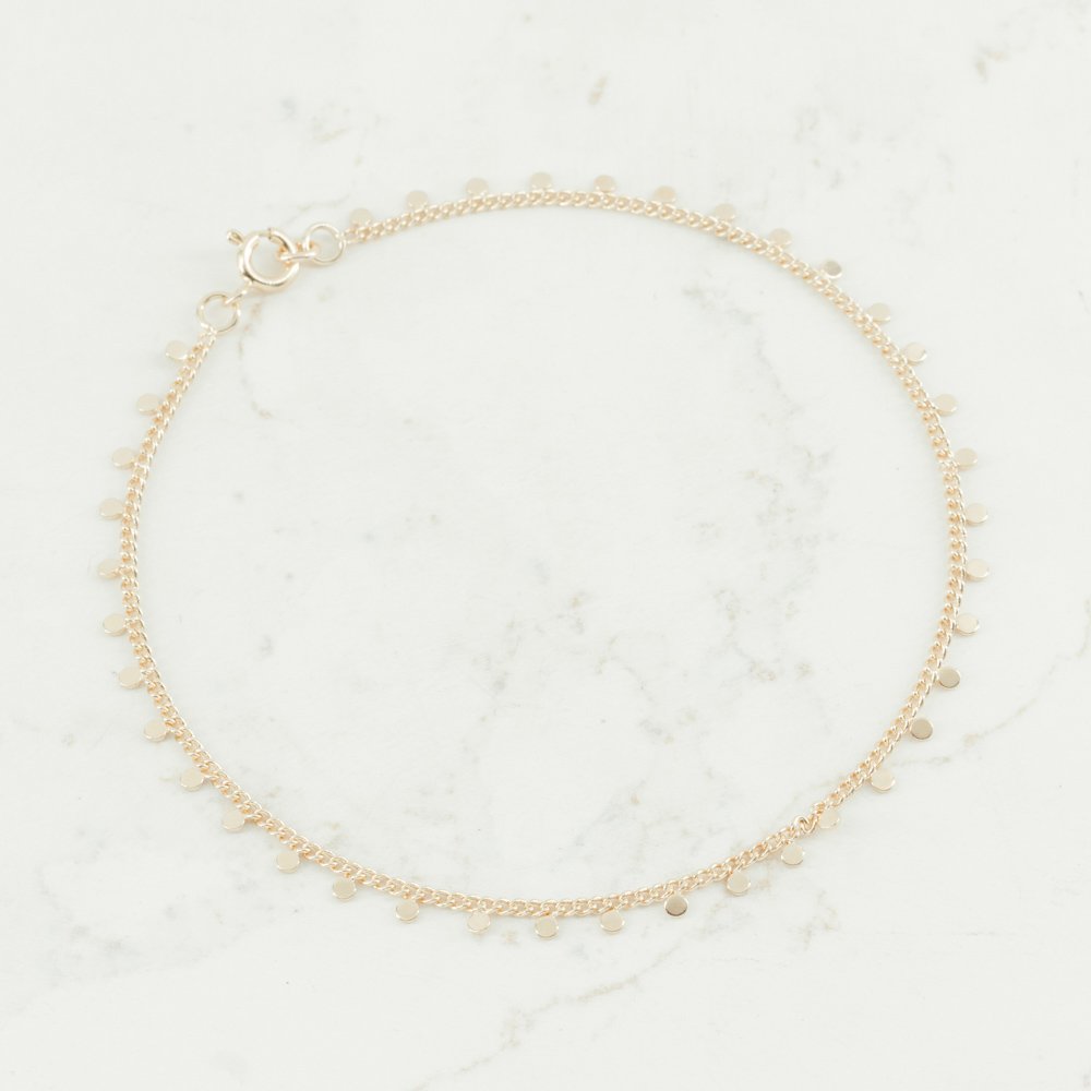 TOBILLERA BOLITAS COLGANTES