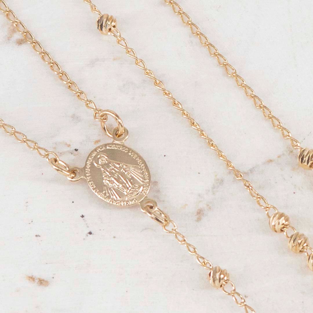 CAMANDULA MILAGROSA BALIN MARTILLADO 3MM