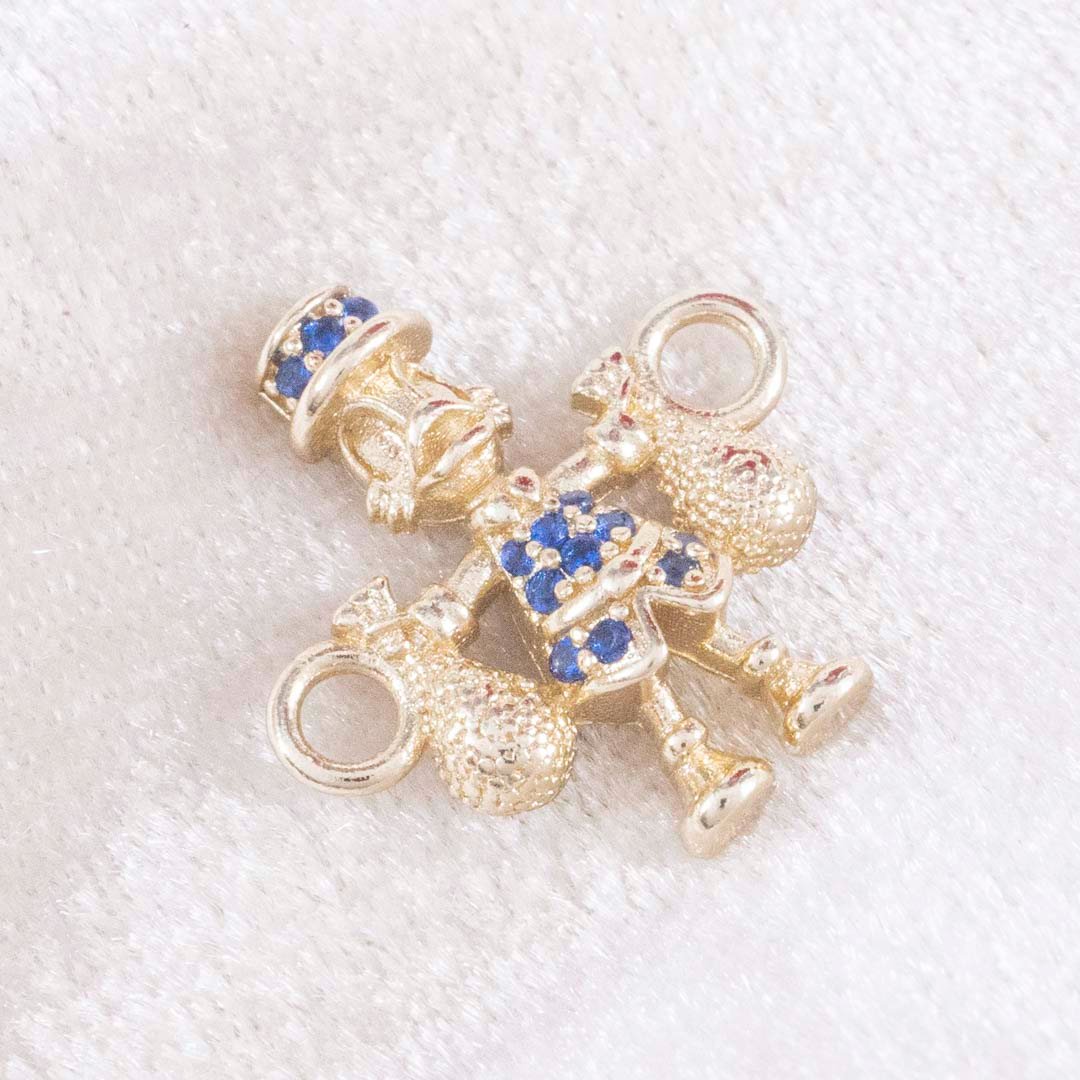 HERRAJE TIO RICO AZUL 11.5mm x 11.5mm