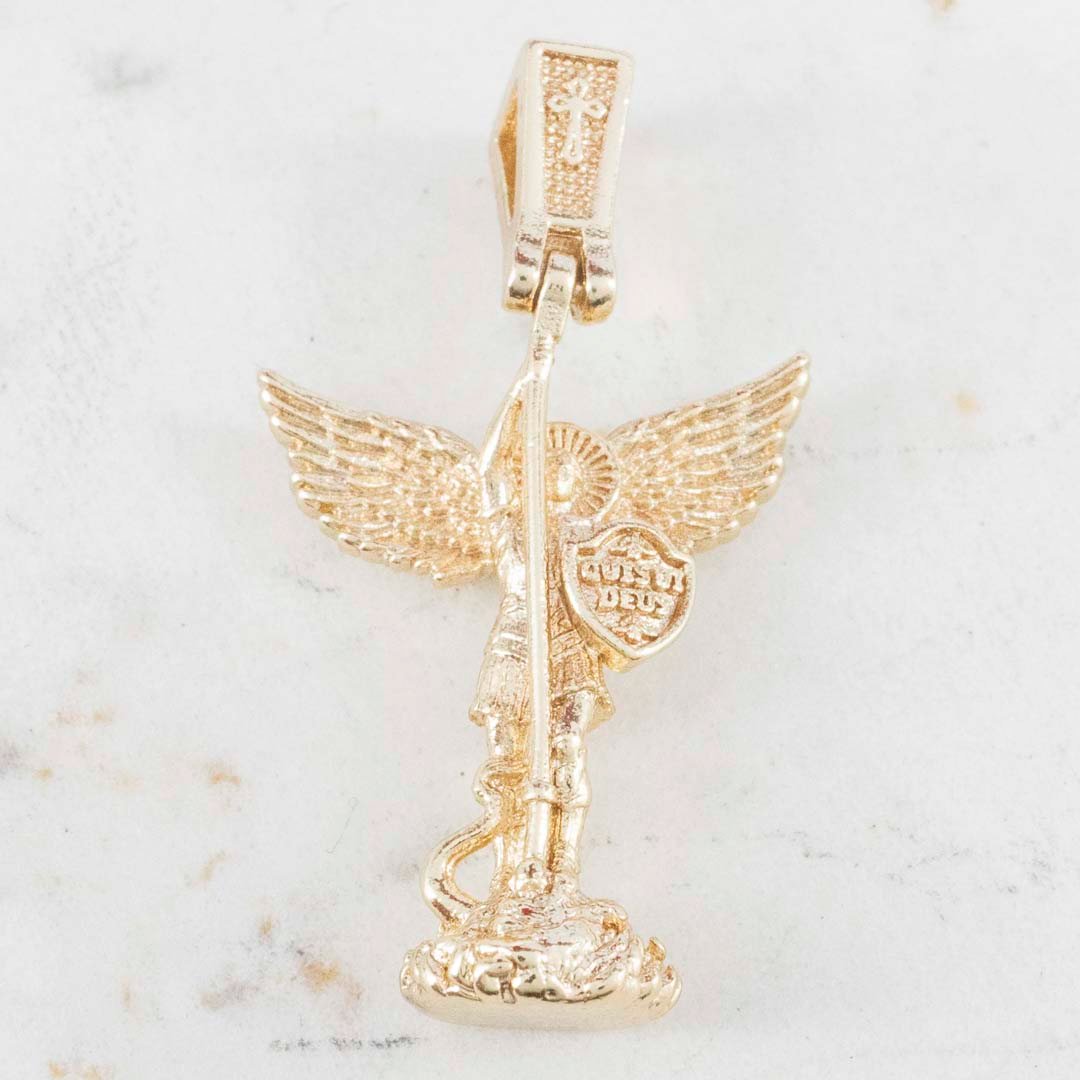 DIJE SAN MIGUEL CELESTIAL 26mm x 15mm