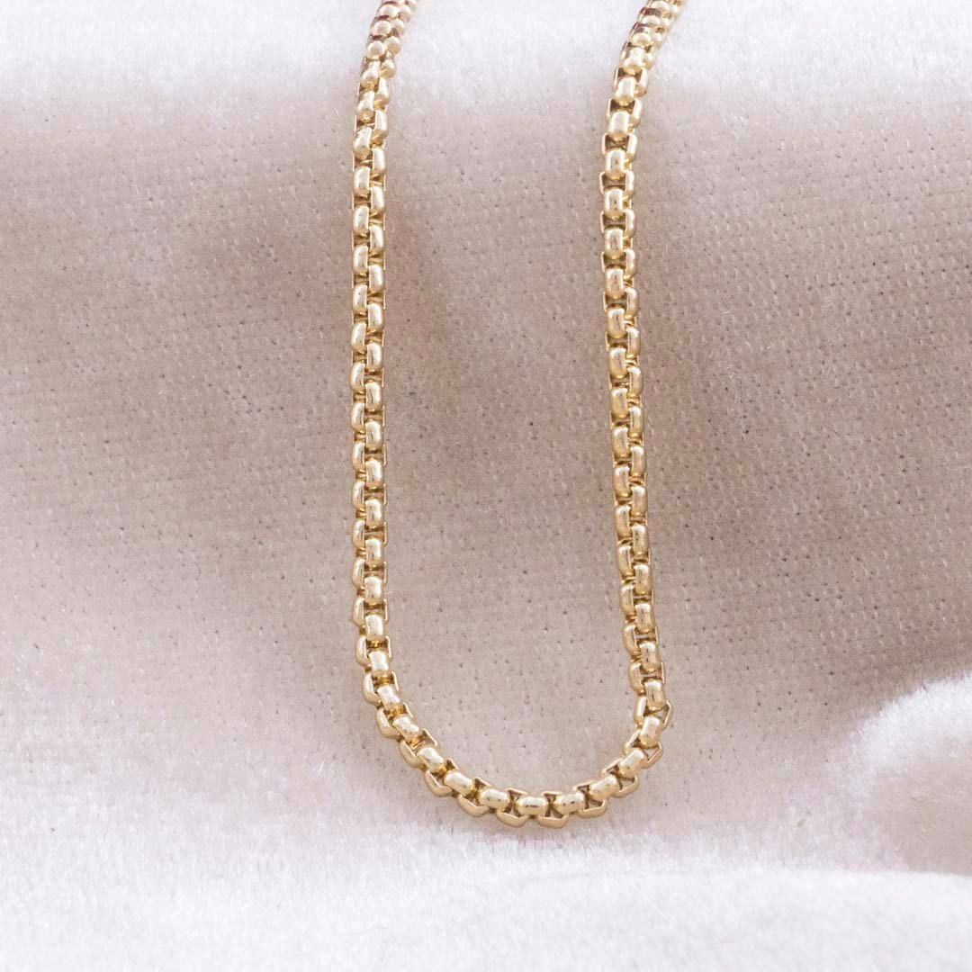 CADENA TEJIDO VENECIANO 2mm - 45cm