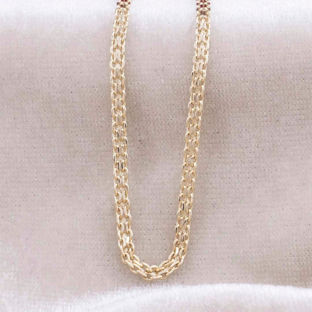 CADENA TEJIDO CHINO 2mm - 45cm