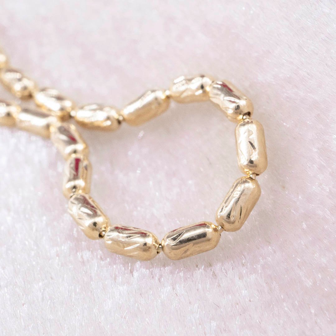 CADENA MILITAR BARRIL DIAMANTADA 1.5mm - 45cm