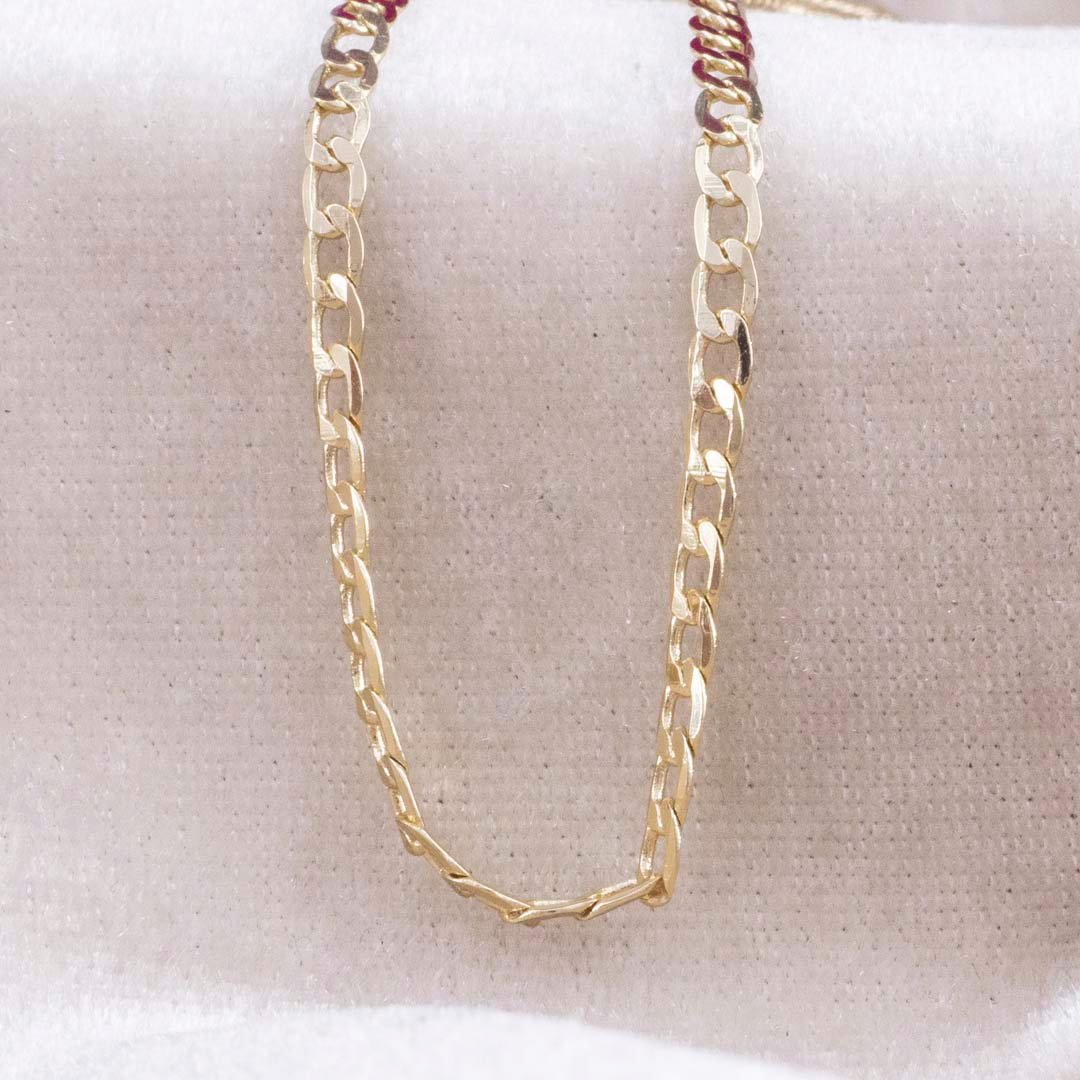 CADENA CUBANA PLANA 2.5mm - 60cm