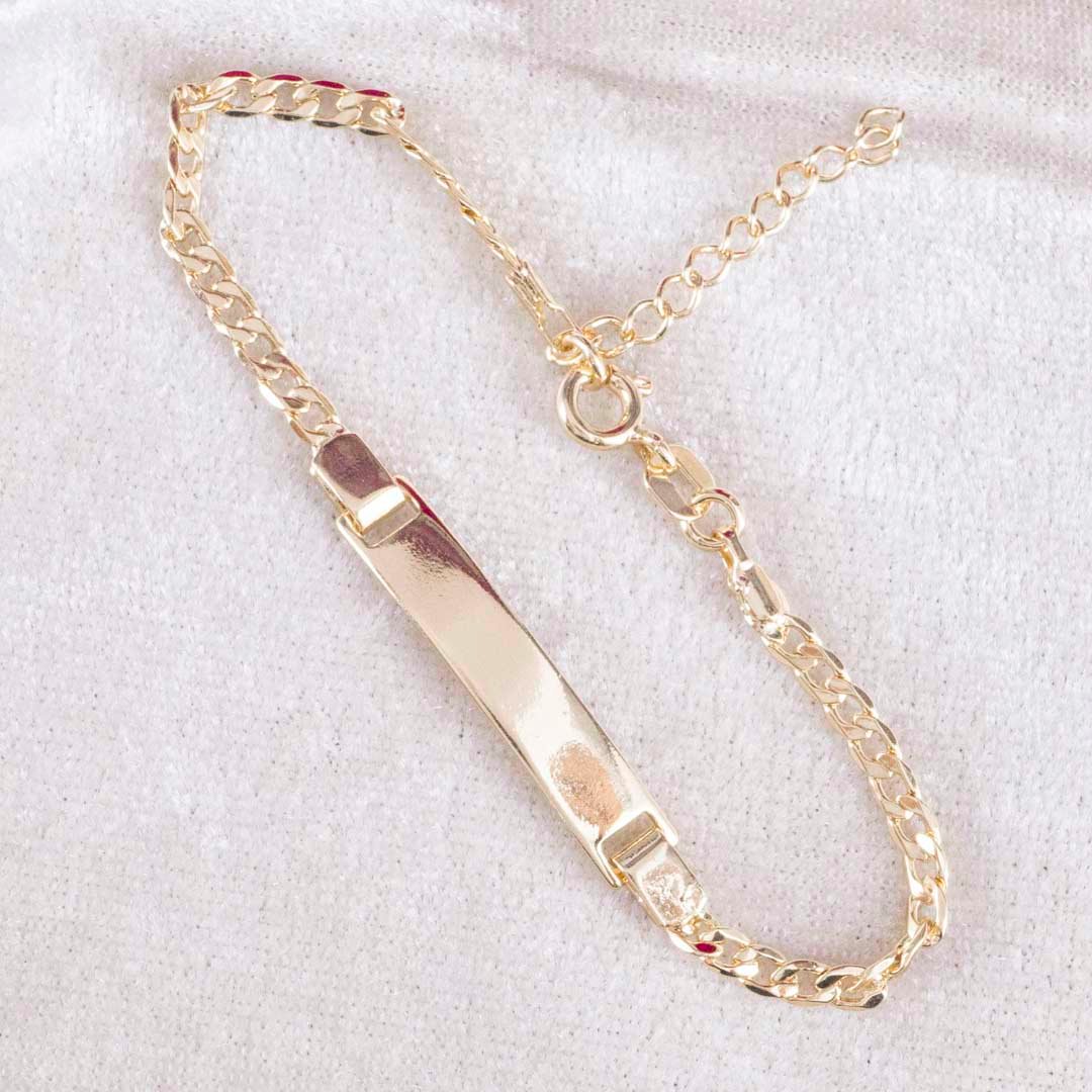 PULSERA CUBANA NIÑO 3mm - 14cm + EXT