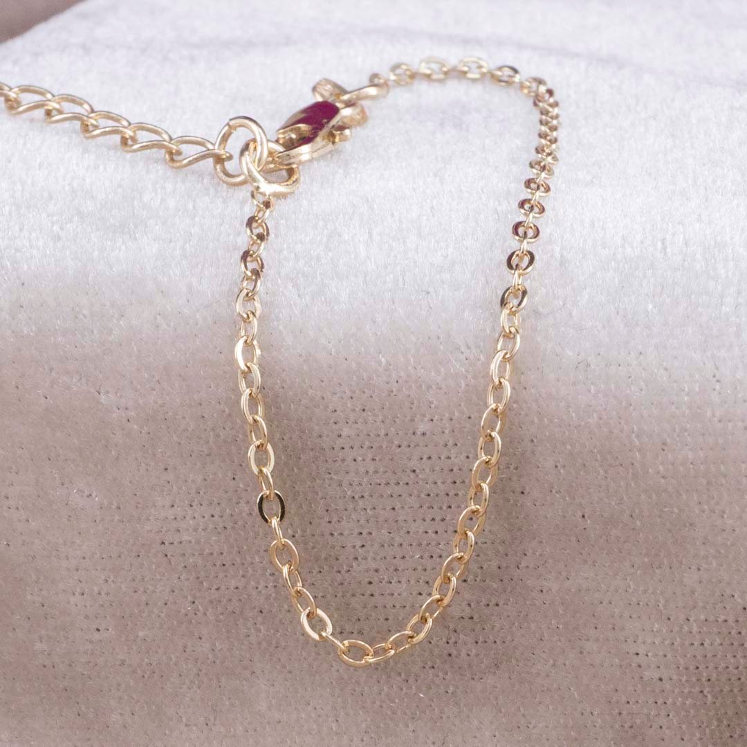 PULSERA ARGOLLADA OVALADA NIÑO 1.5mm - 13cm + EXT
