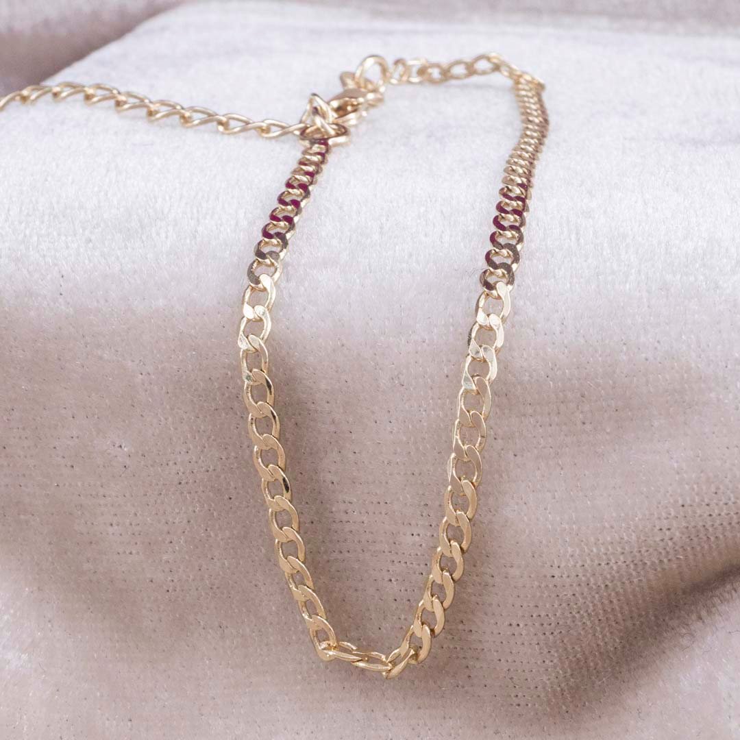 PULSERA CUBANITA 2mm - 17cm + EXT
