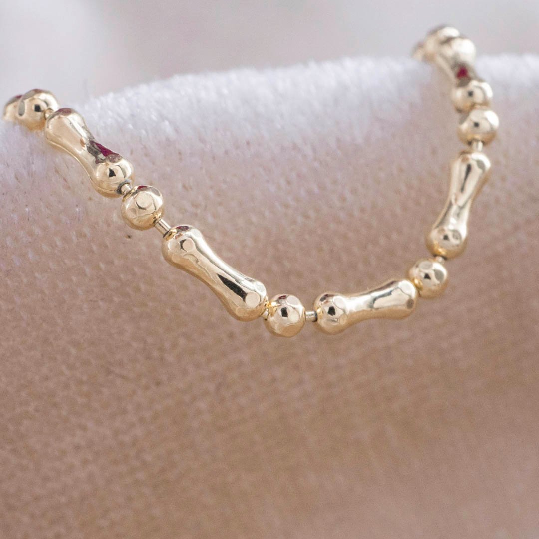 PULSERA BARRIL PUNTO 1.5mm - 17cm +EXT