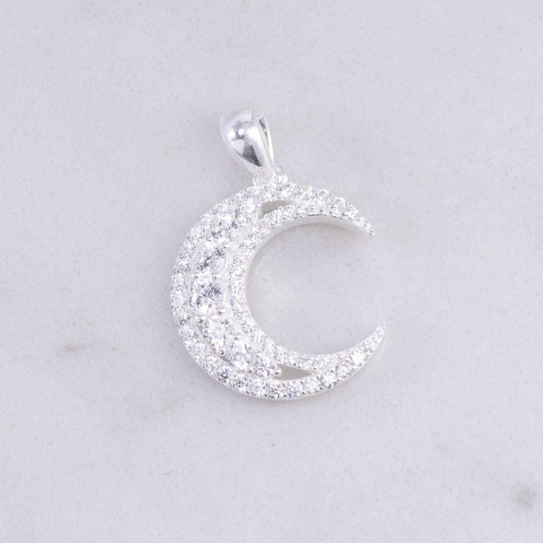 P26161 - DIJE MEDIALUNA CIRCONES DIJE MEDIALUNA CIRCONES