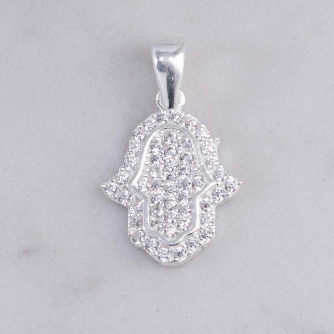 P27036 - DIJE MANO HAMSA FULL CIRCONES DIJE MANO HAMSA FULL CIRCONES