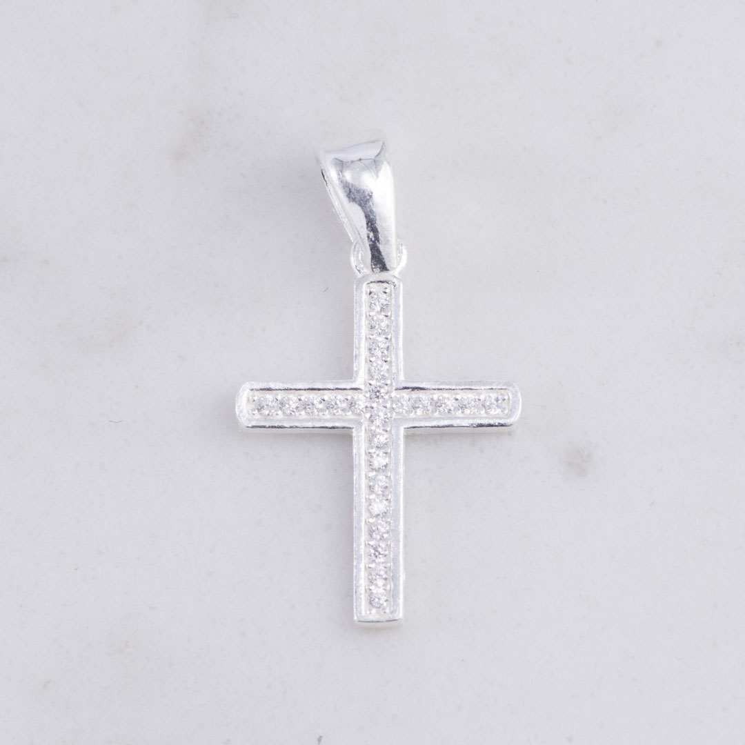 P27104 - DIJE CRUZ CIRCONES DIJE CRUZ CIRCONES