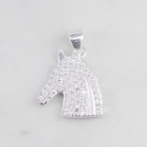 DIJE CABEZA CABALLO FULL CIRCONES