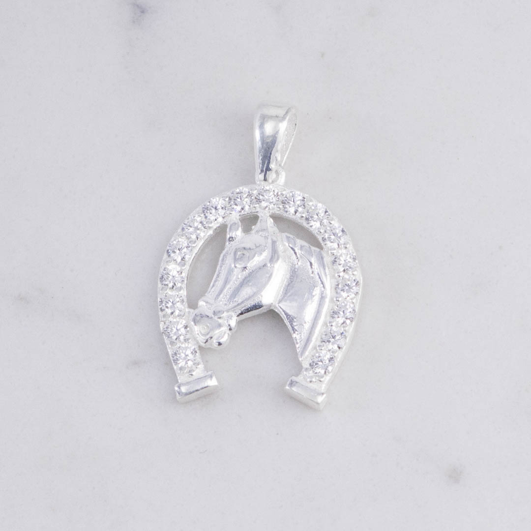 P28149 - DIJE HERRADURA CABALLO CIRCONES DIJE HERRADURA CABALLO CIRCONES