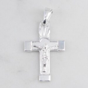 DIJE CRUZ CRISTO PUNTAS BISEL