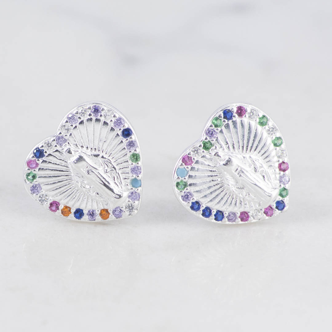 P34165 - TOPO MILAGROSA CORAZON CIRCONES COLORES TOPO MILAGROSA CORAZON CIRCONES COLORES