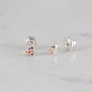 TOPO CORAZON CIRCONES MINI