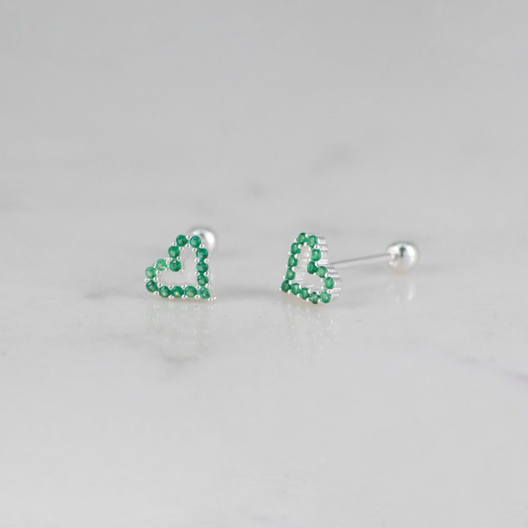 TOPO SEGURIDAD SILUETA CORAZON CIRCONES