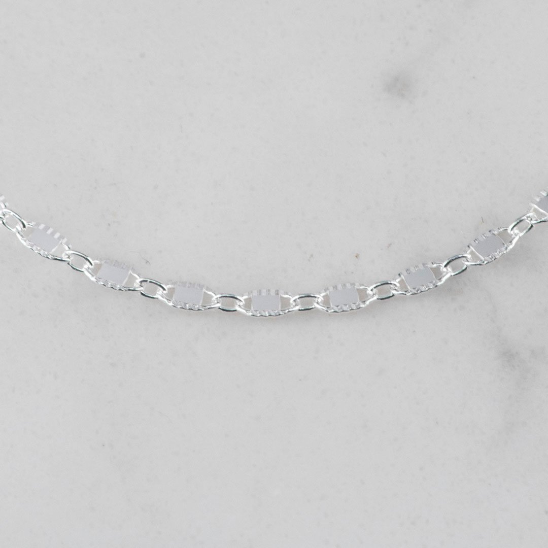 CADENA ENTORCHADA DIAMANTADA 2.5MM-45CM