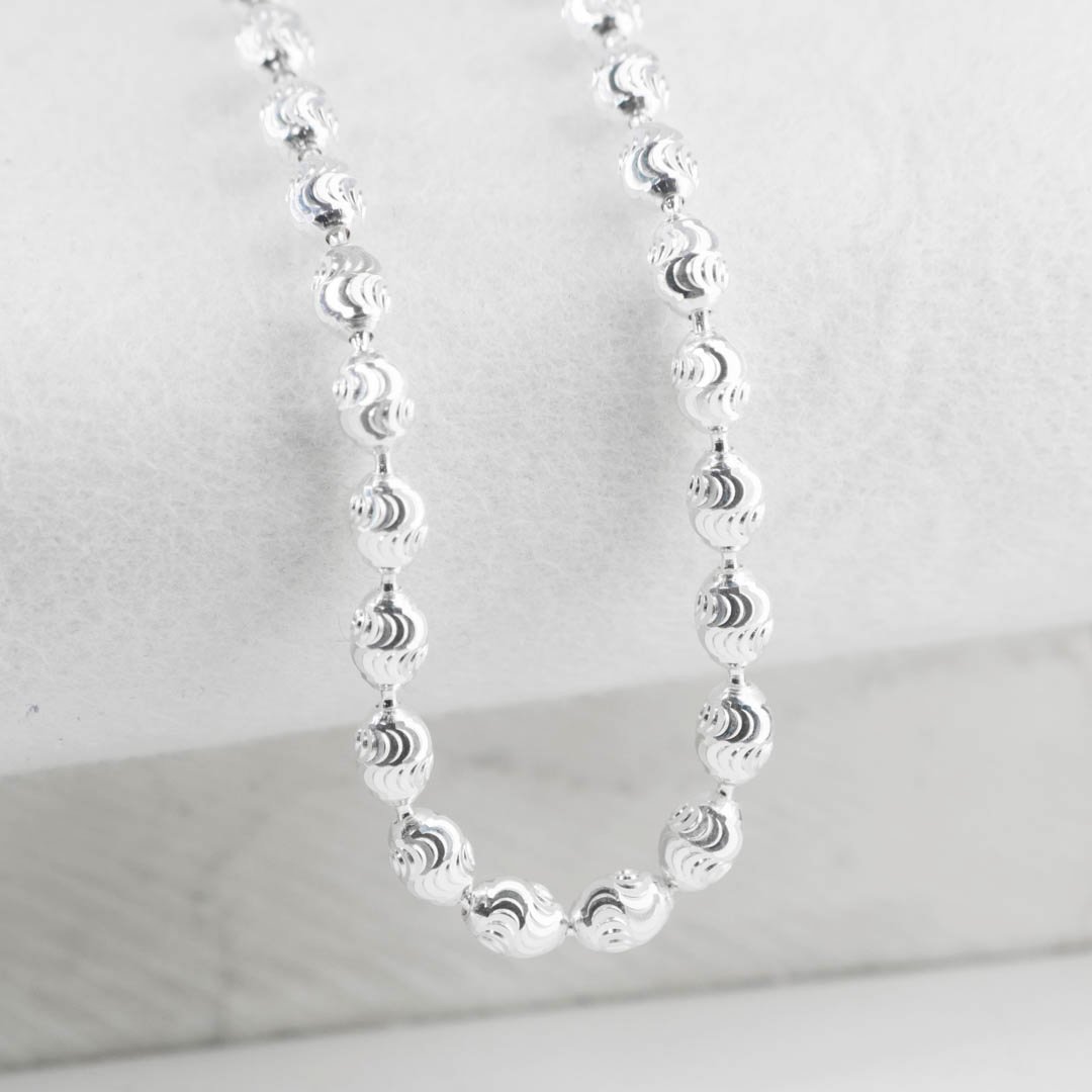 CADENA BARRIL DIAMANTADO CRUZADO 4MM-55CM