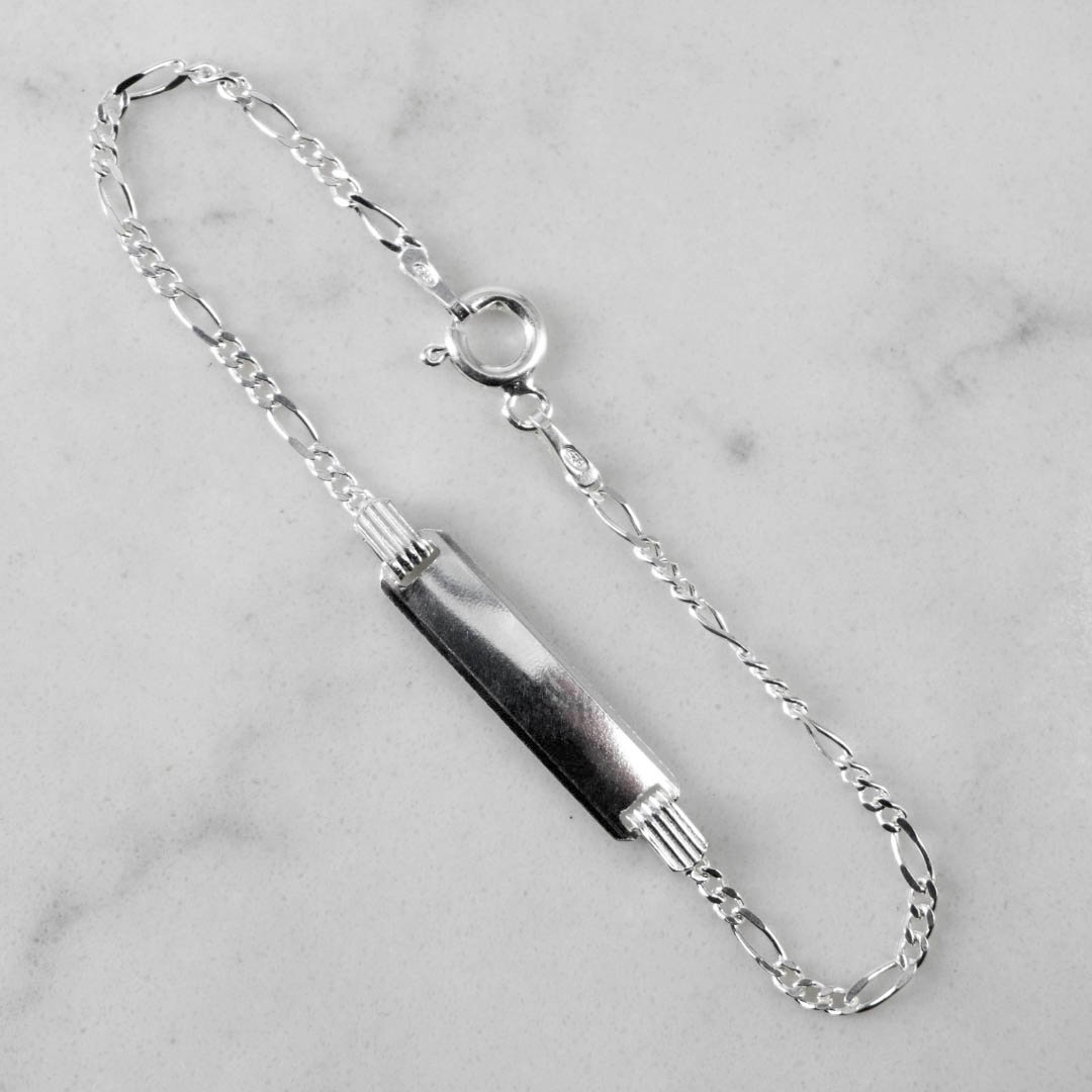 PULSERA PLACA 3X1 2MM-16CM