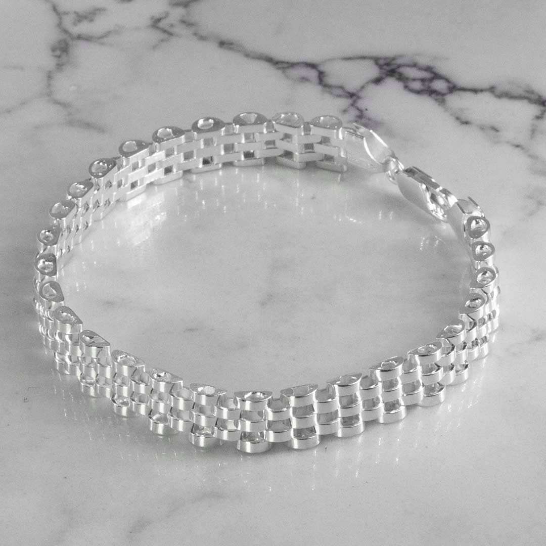 PULSERA TIPO ROLEX 8MM-20CM