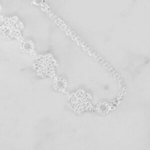 PULSERA FLORES X CIRCULOS CIRCONES