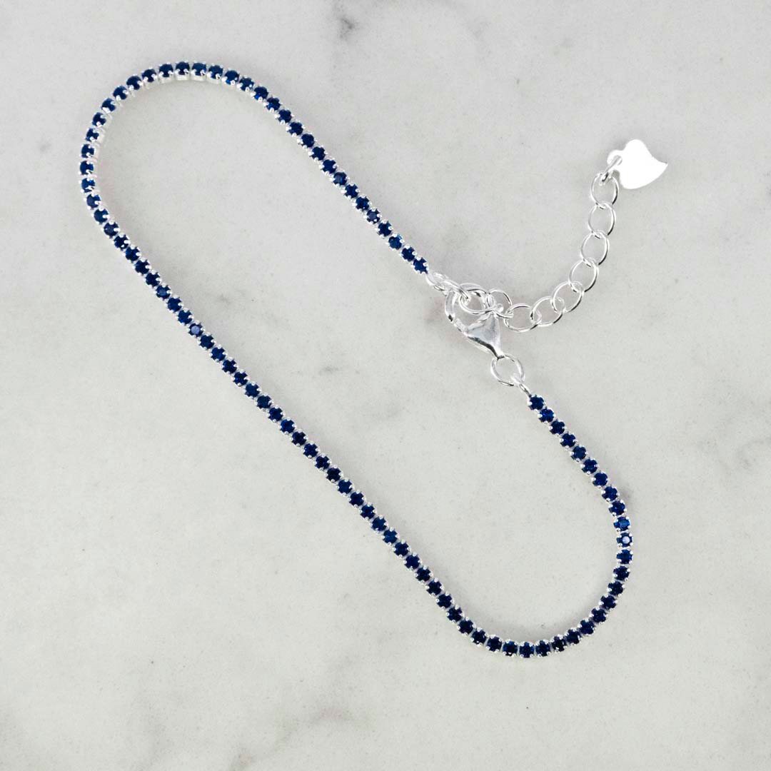 PULSERA TENNIS TOPACIO 2MM-17CM