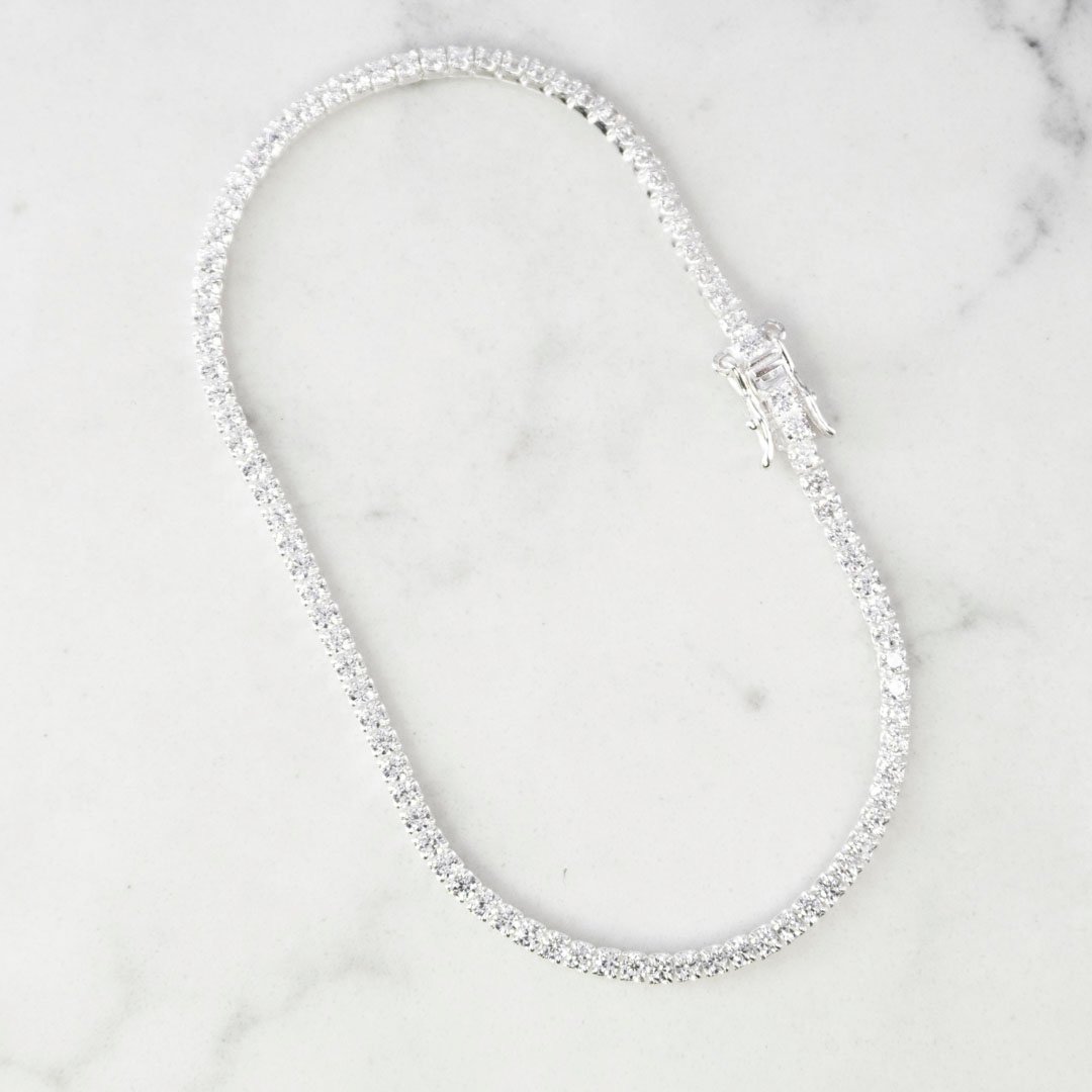 PULSERA TENNIS CIRCONES BS 2MM