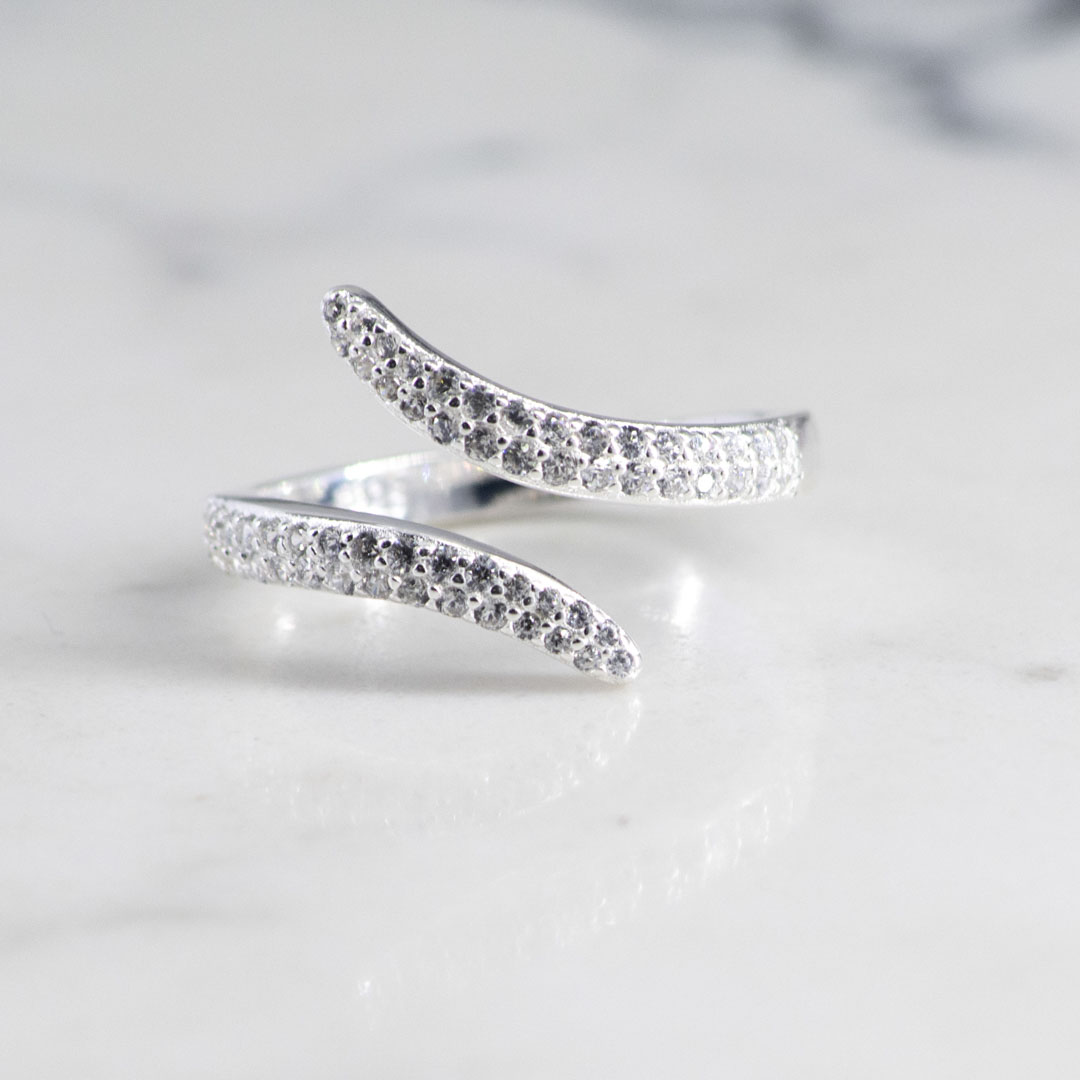 ANILLO DOBLE CIRCONES