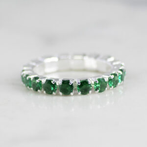 ANILLO TENNIS ESMERALDA ESTIRABLE
