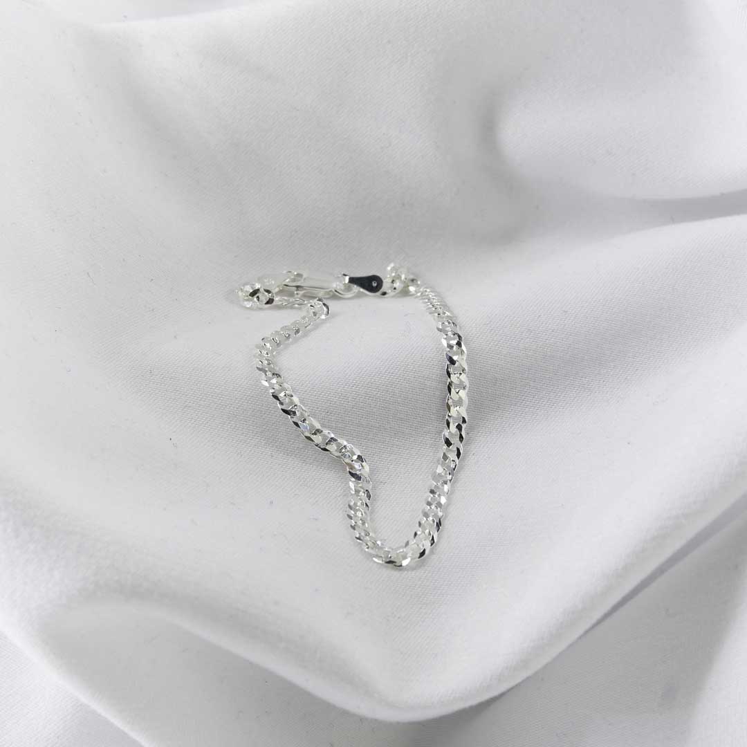 PULSERA CUBANA 3MM-18CM