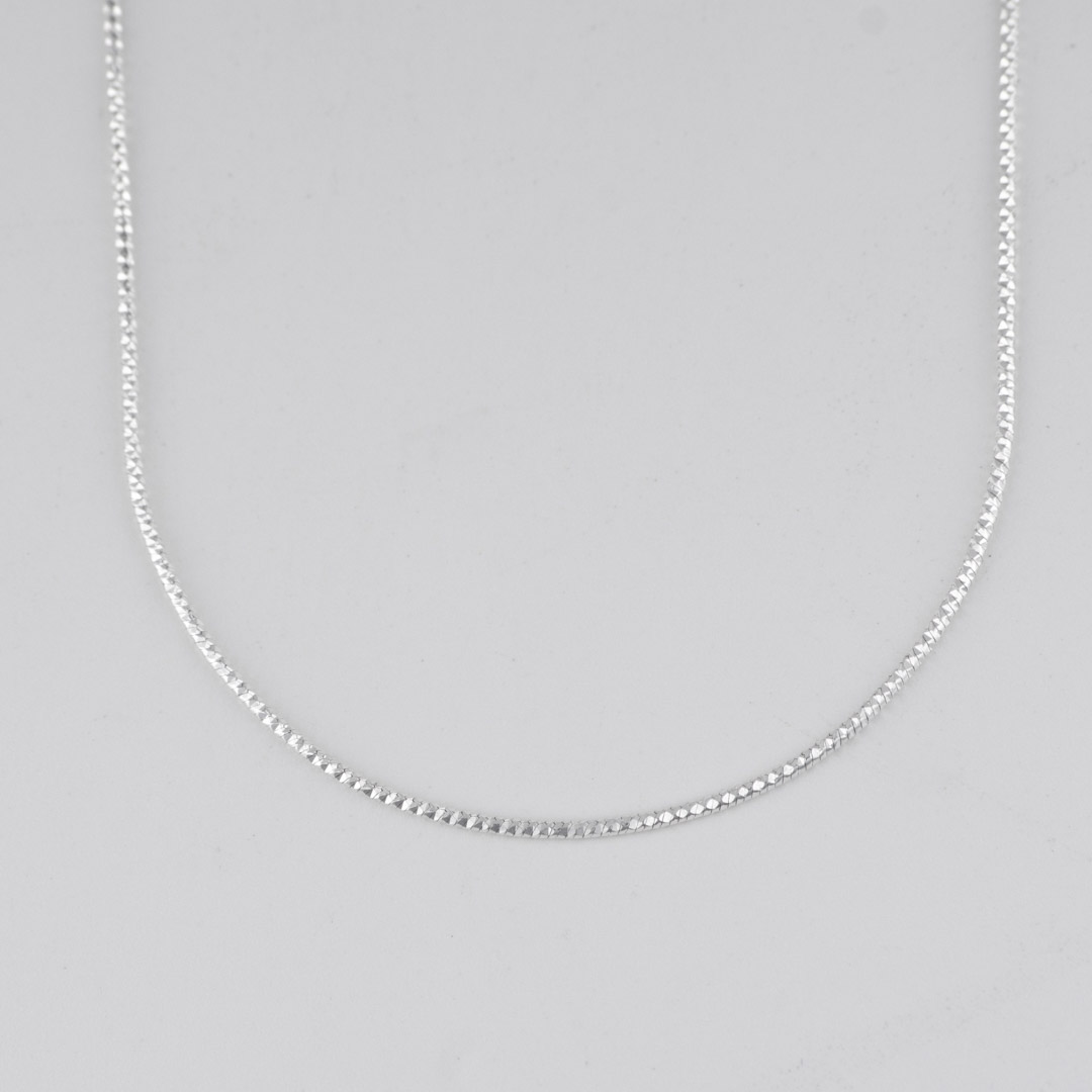 CADENA COLA DE RATON TALLADA 1MM-40CM