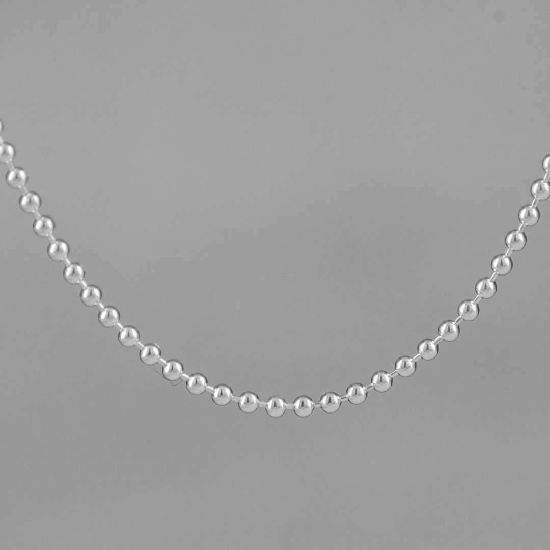 CADENA MILITAR 1MM-45CM