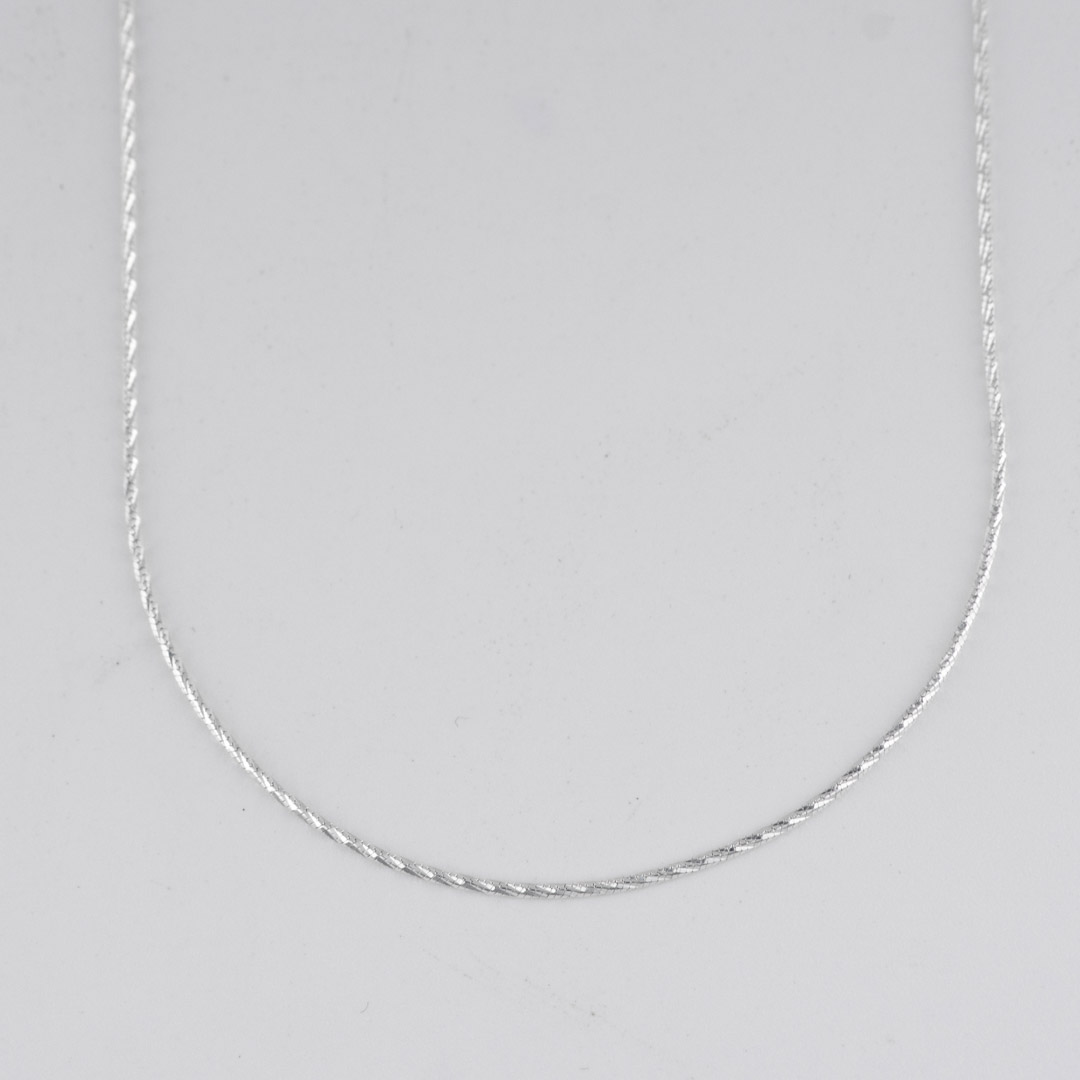 CADENA COLA DE RATON TALLADA 1MM-45CM