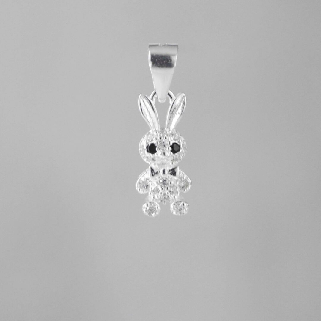 DIJE CONEJO CIRCONES